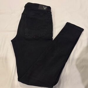 American Eagle Women's Black Jeans